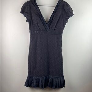 Phoebe Couture Navy Vintage Dress Size 4
